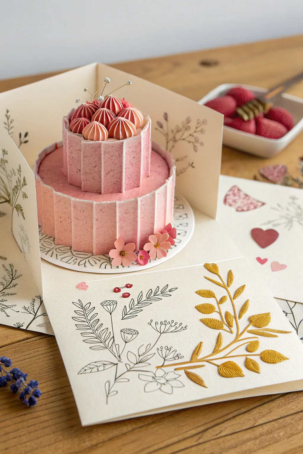 Elevate your gift-giving with a stunning pop-up recipe card that combines minimalist elegance with a touch of boho charm.