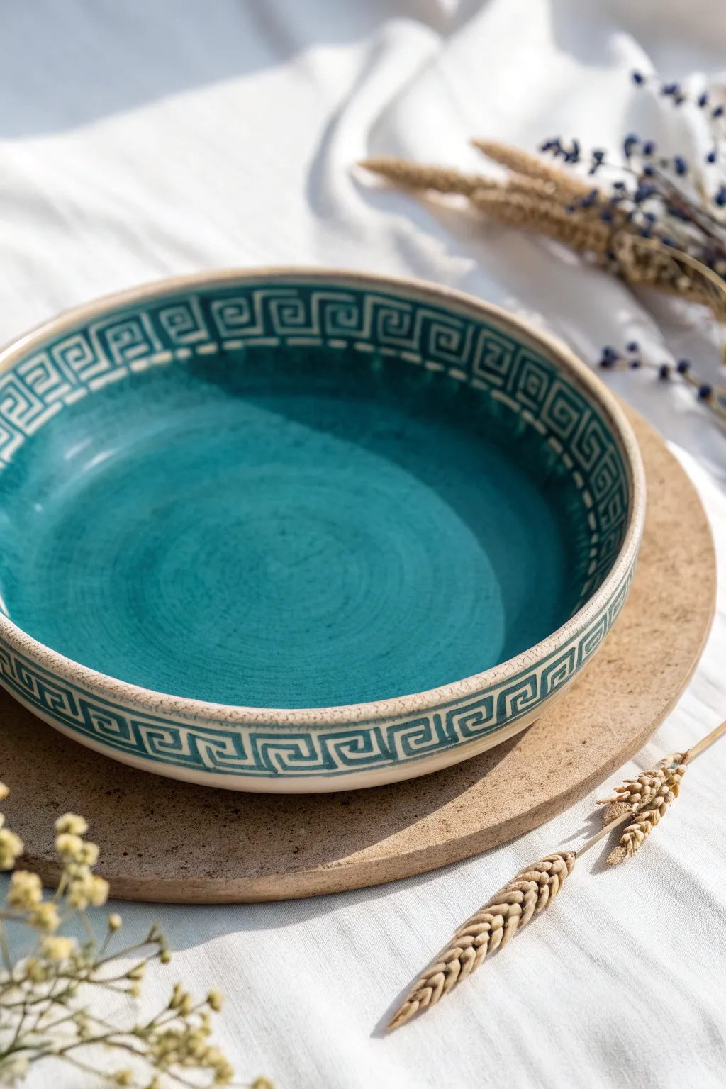 Discover the art of conversation with a uniquely interactive pottery platter that combines Scandinavian simplicity with Boho charm.