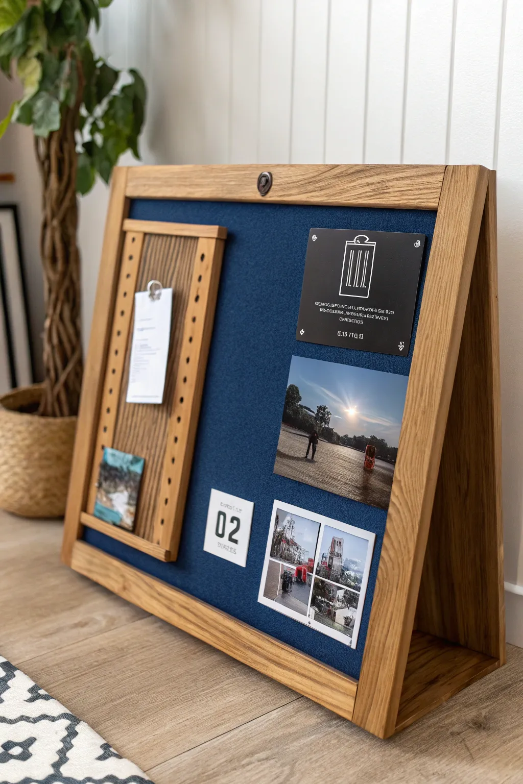 Elevate your presentation with a touch of tech and timeless design elegance. Scan the future.