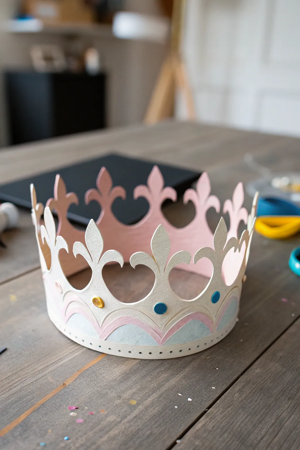 Unveil the magic with every scratch! 🌈✨ Discover the joy of creating your own enchanting color scratch crown.