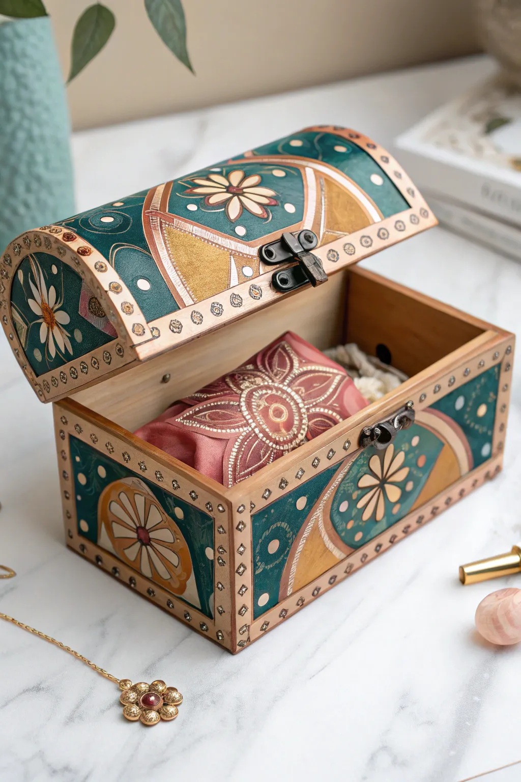 Unveil the beauty of a themed treasure box, where the container is as precious as its contents.