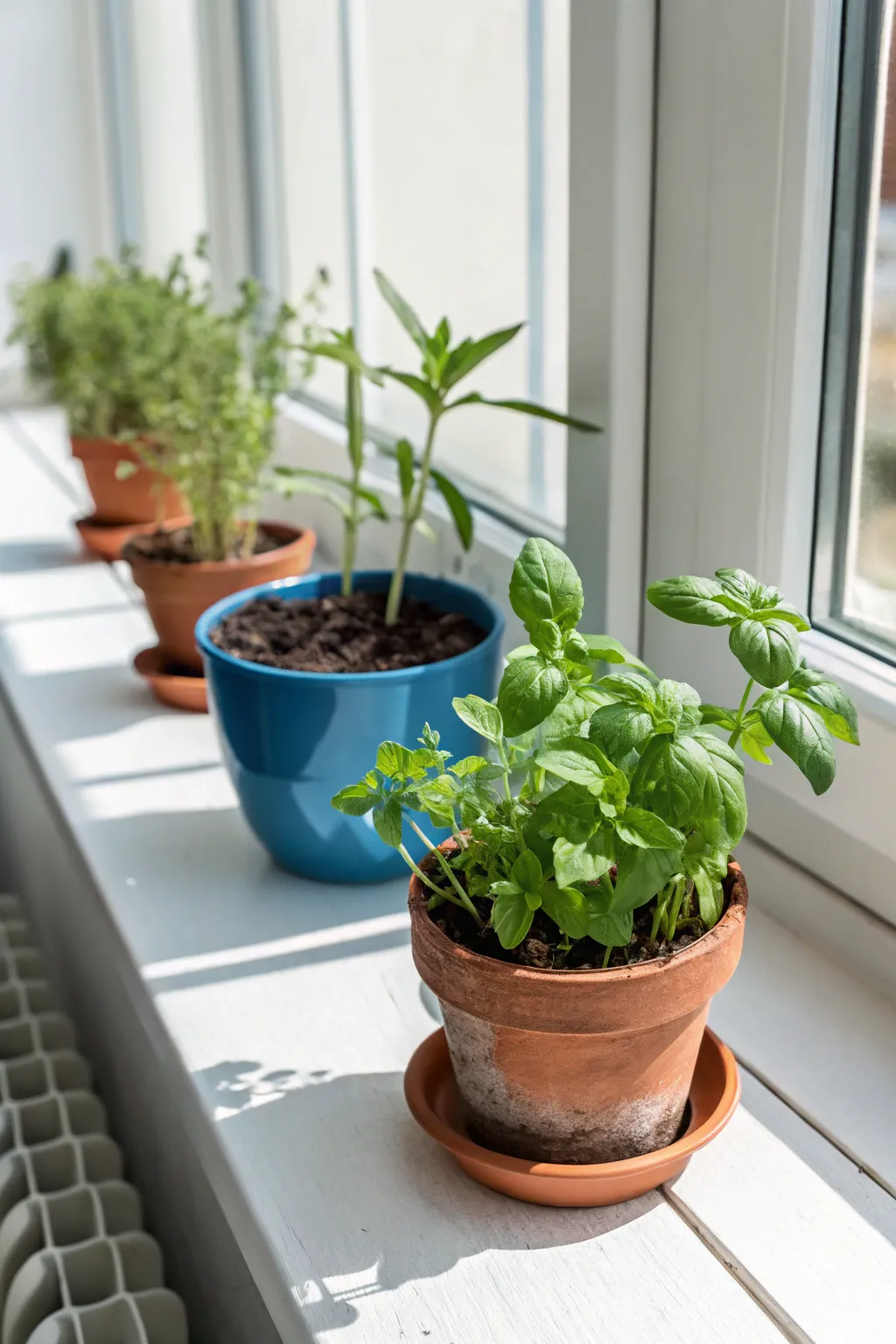 Bring nature indoors with a charming DIY herb garden. Fresh basil and mint at your fingertips, all in a stylish Scandinavian-boho setting!