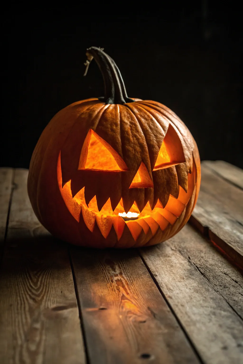 Master the art of eerie with a perfectly sinister grin.