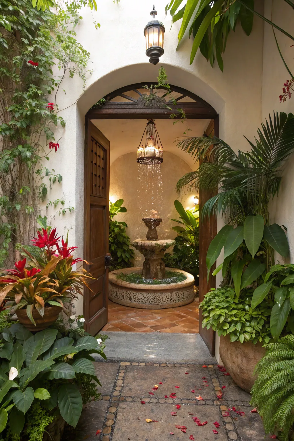 A water feature that adds tranquility and elegance.