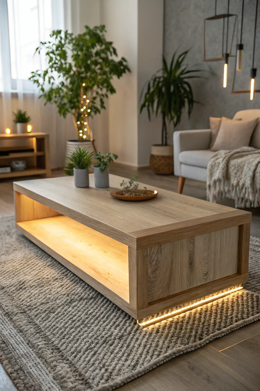 Transform your space with the warm glow of underlit elegance.