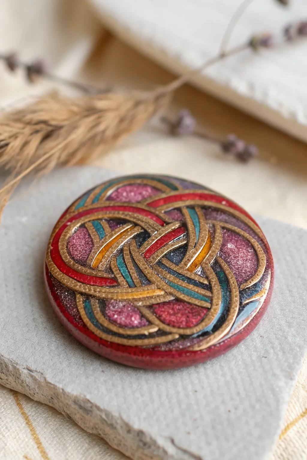 Elevate your fridge decor with these strikingly artistic resin magnets—where bold colors meet minimalist elegance.