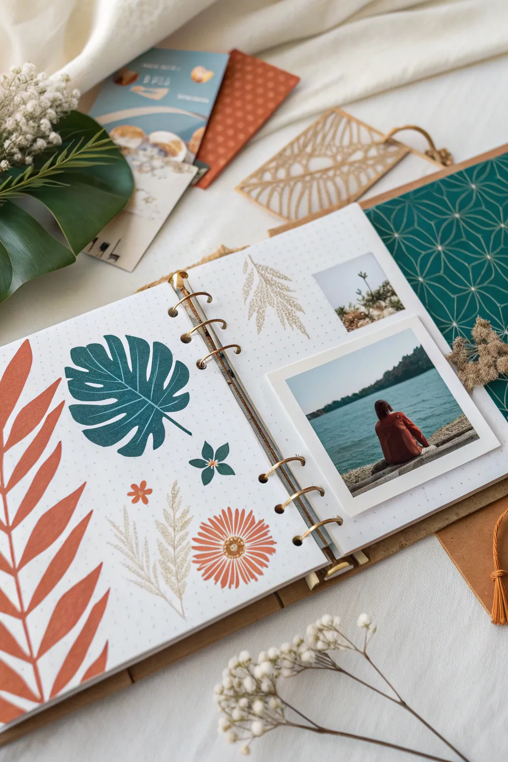 Discover the art of storytelling with interactive scrapbook pages, where every turn reveals a new surprise.