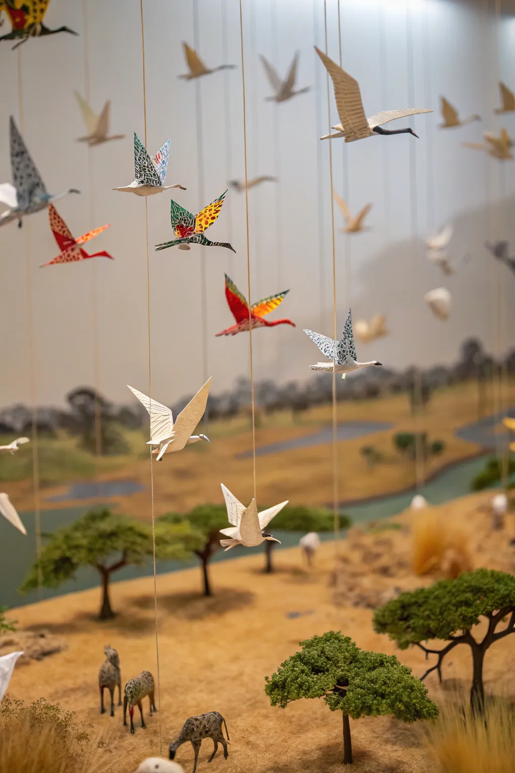 Elevate your safari diorama with a touch of flight and finesse.