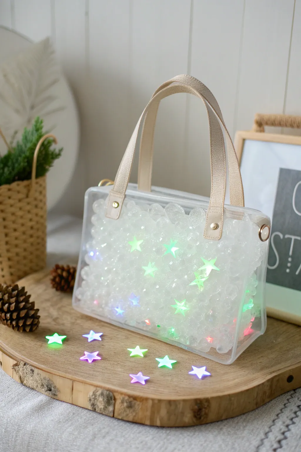 Capture the night sky in your hands with this enchanting glow-in-the-dark sensory bag.