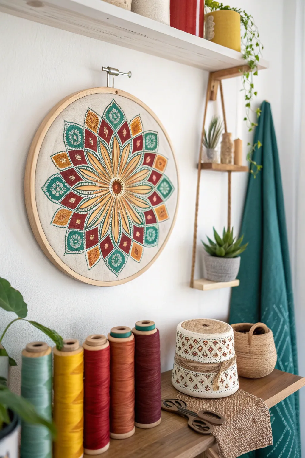 Infuse your craft space with personal flair and bold colors—let your creations be the stars of your decor!