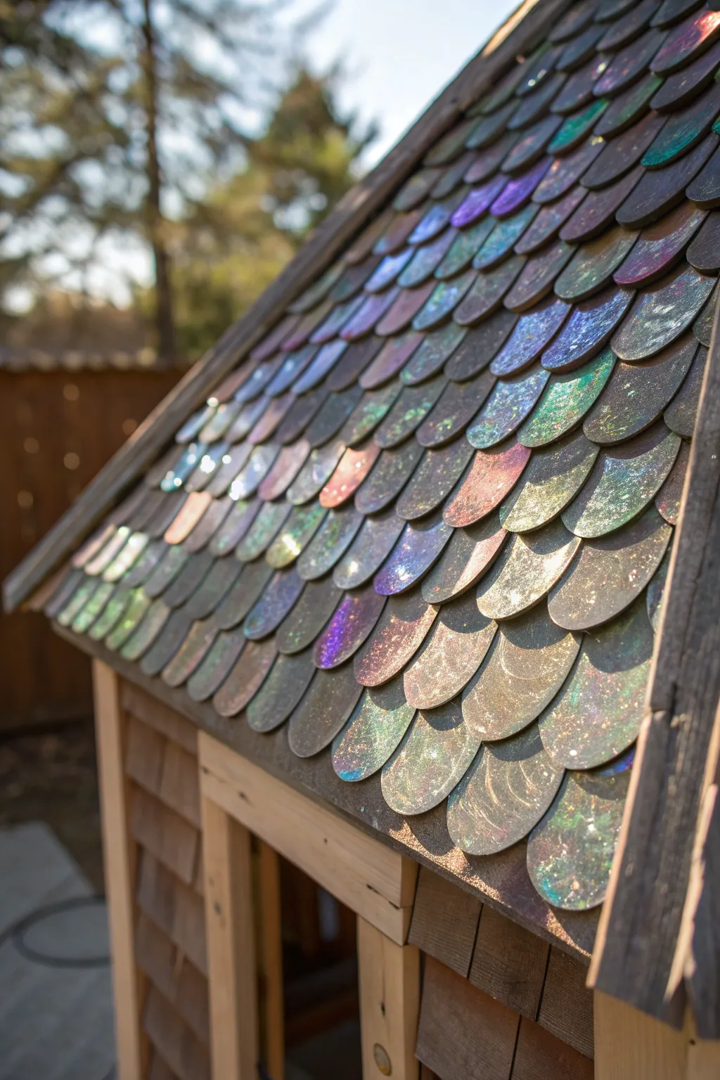 Transform waste into wonder: Discover the art of crafting eco-friendly playhouse roofs with recycled materials.