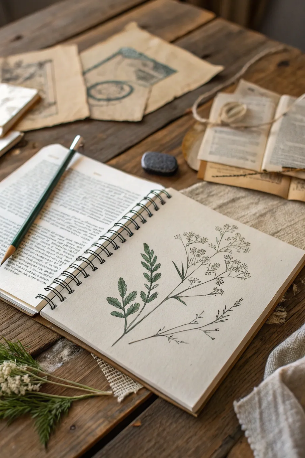 Elevate your sketchbook game with a mixed media mashup that blends simplicity and creativity. #ArtistryUnleashed