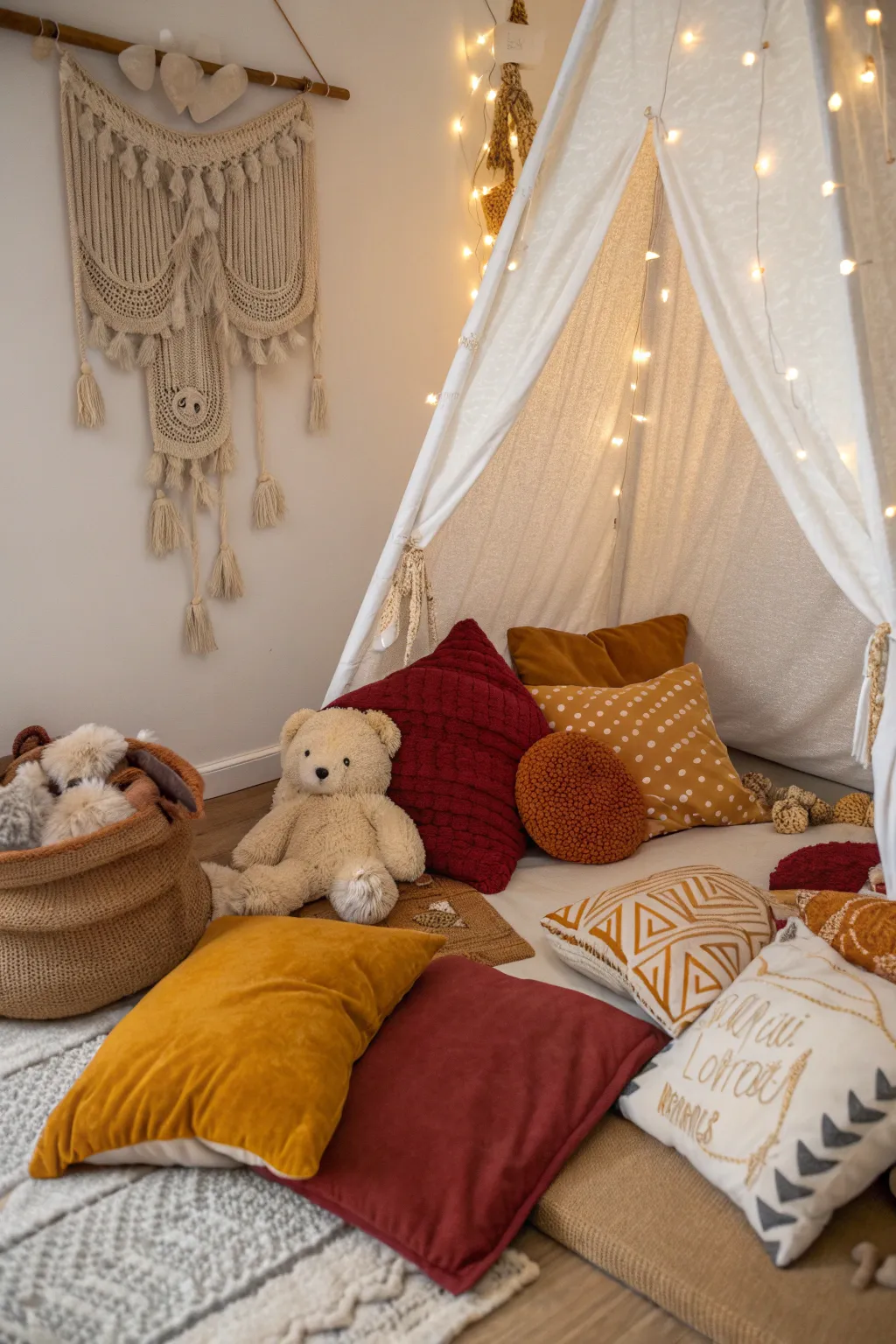 Transform your sleepover into a Plush Paradise with a chic blend of Scandinavian minimalism and boho charm.
