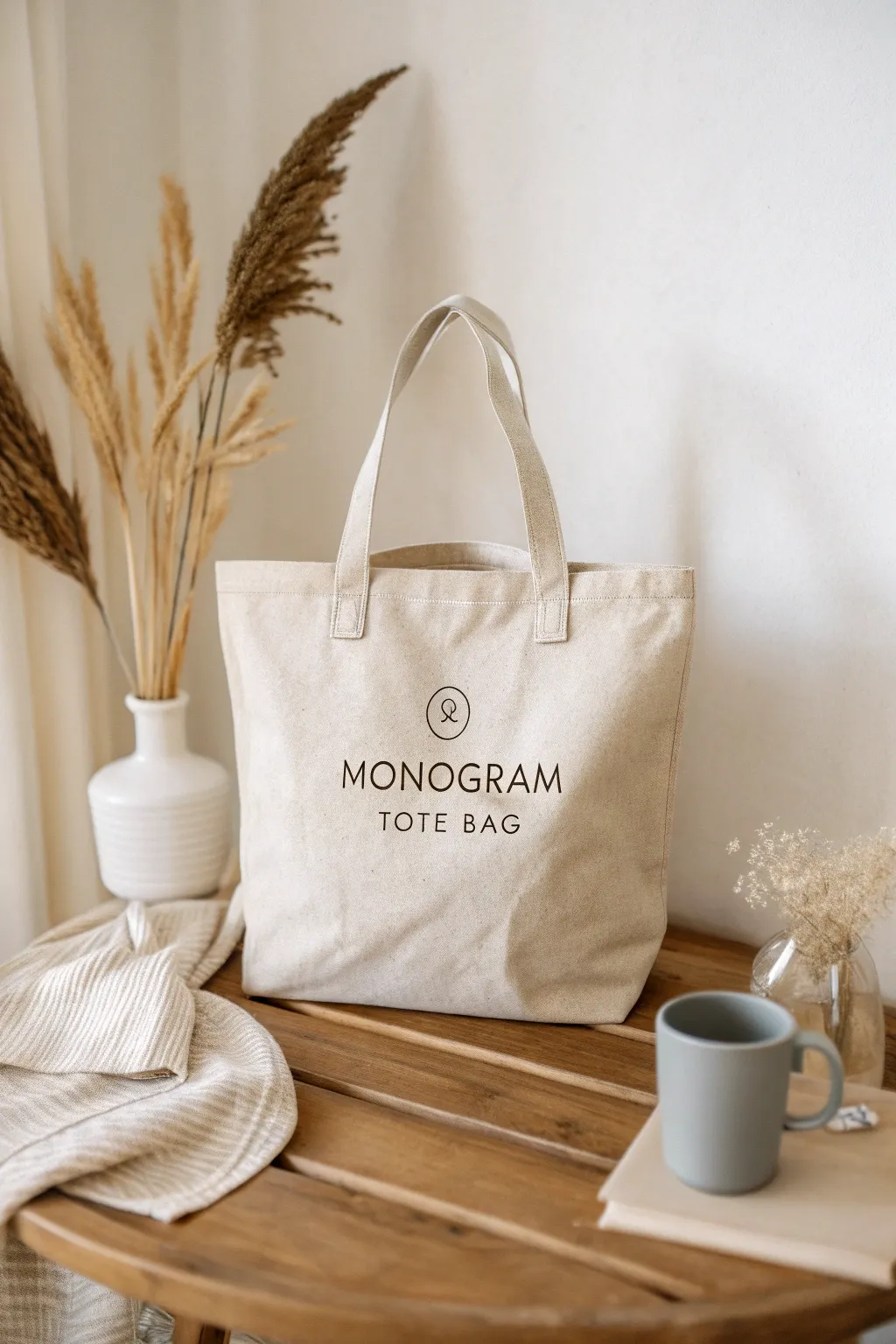 Elevate your gift-giving with a personalized touch—this monogrammed tote bag is the perfect blend of style and functionality.
