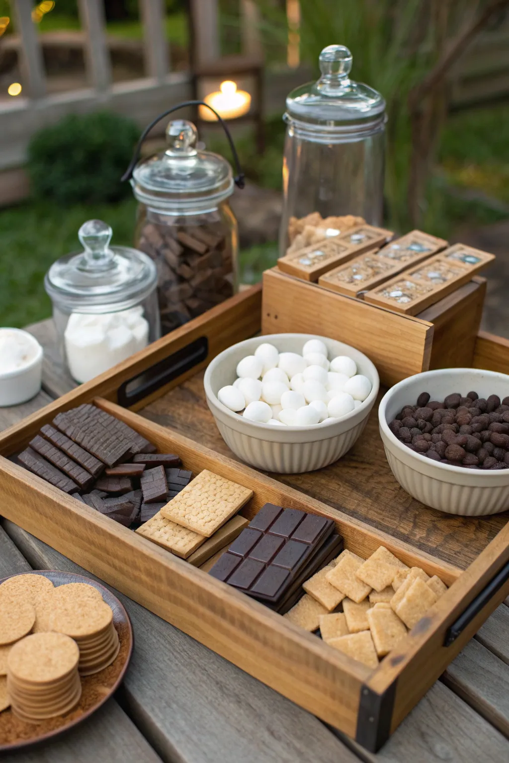 Create your perfect s'more at this handcrafted station – where every detail is a nod to timeless craftsmanship.