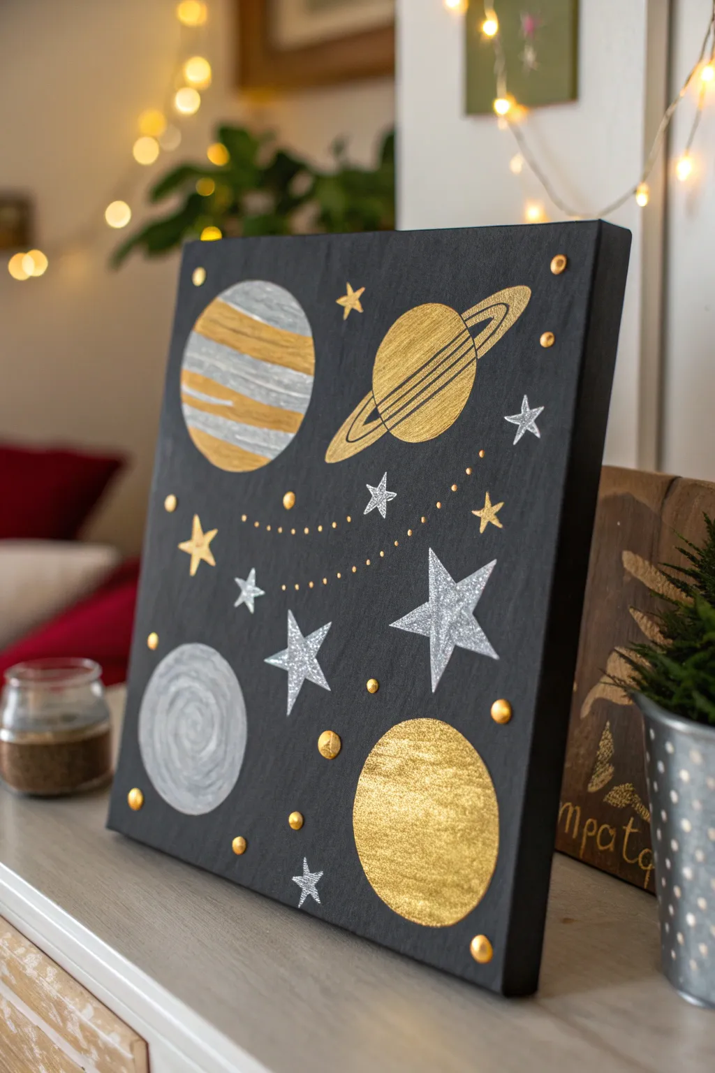 Elevate your space with shimmering celestial beauty—where craftsmanship meets cosmic elegance.
