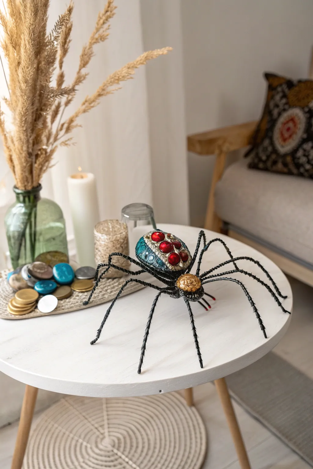 Transform your recycling into art! Discover the beauty of eco-friendly spider crafts with a minimalist twist.