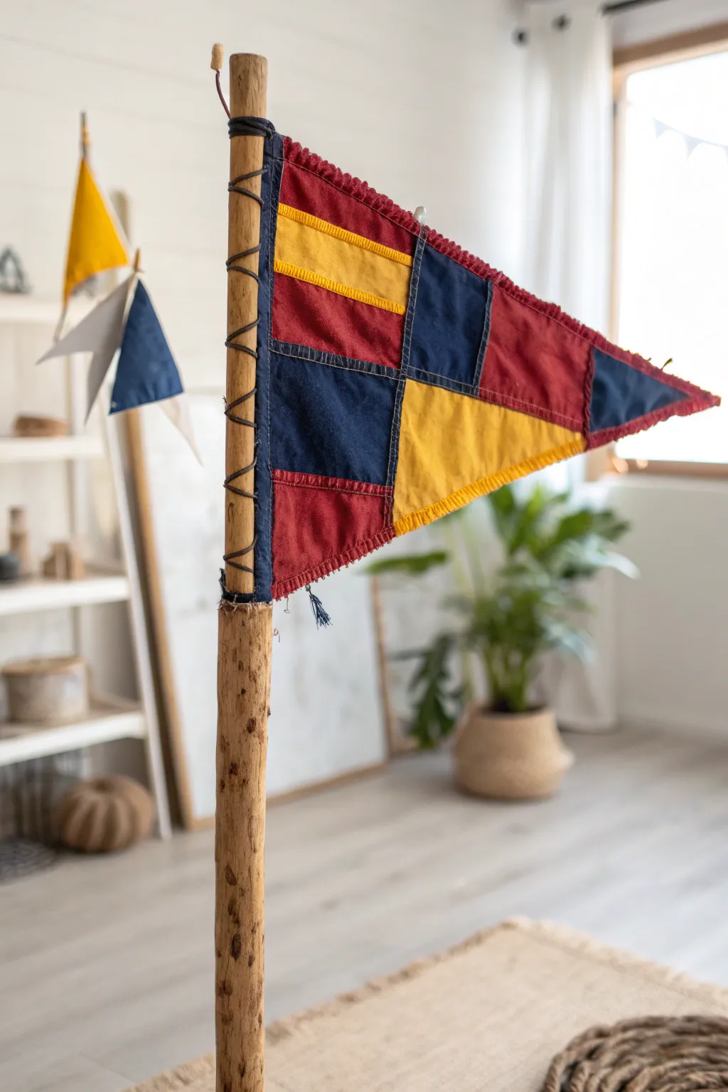 Unleash your little one's team spirit with this charming DIY sports team flag—perfect for game day celebrations and showcasing their creativity!