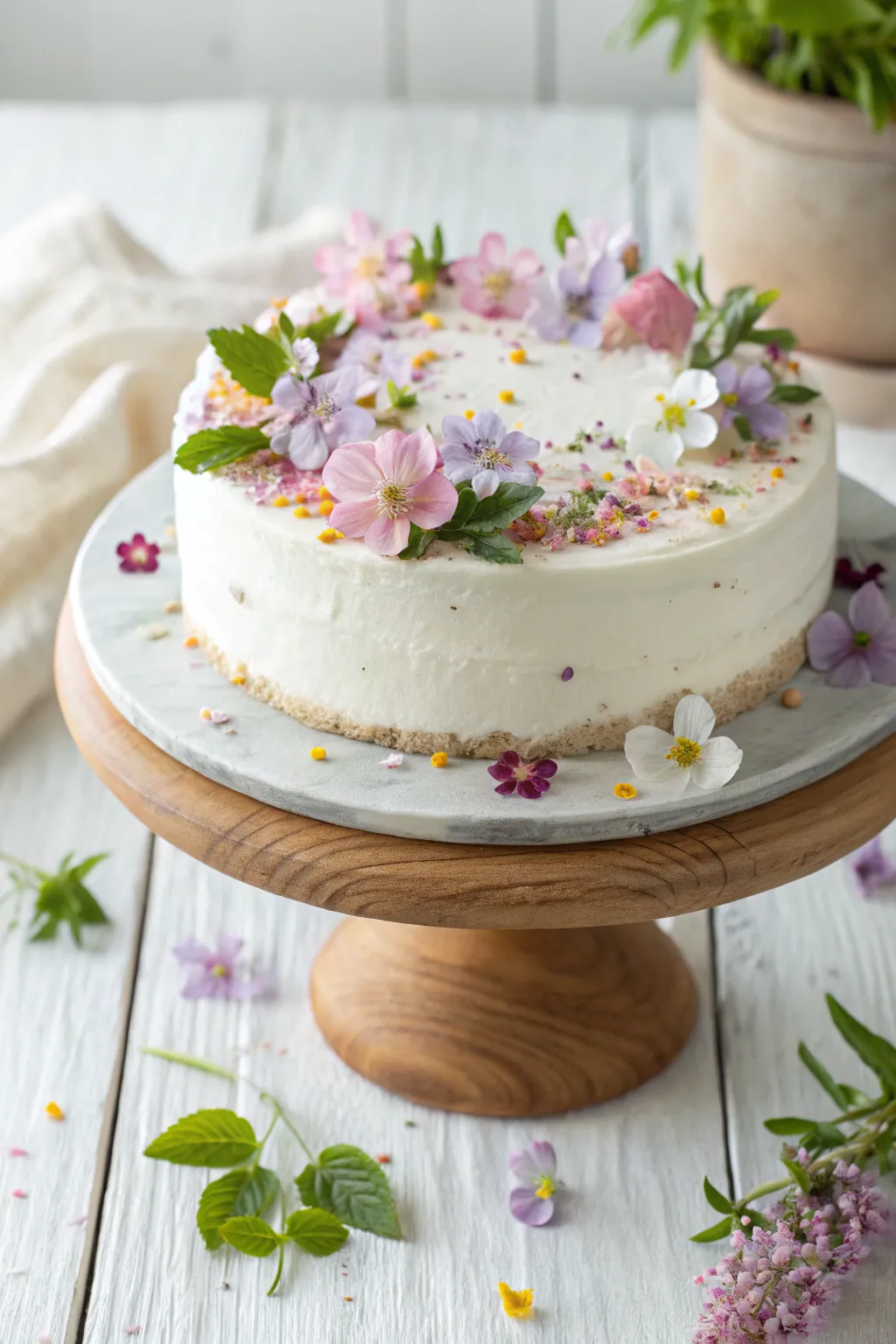 Celebrate spring with a sprinkle garden masterpiece—where minimalist elegance meets playful charm!