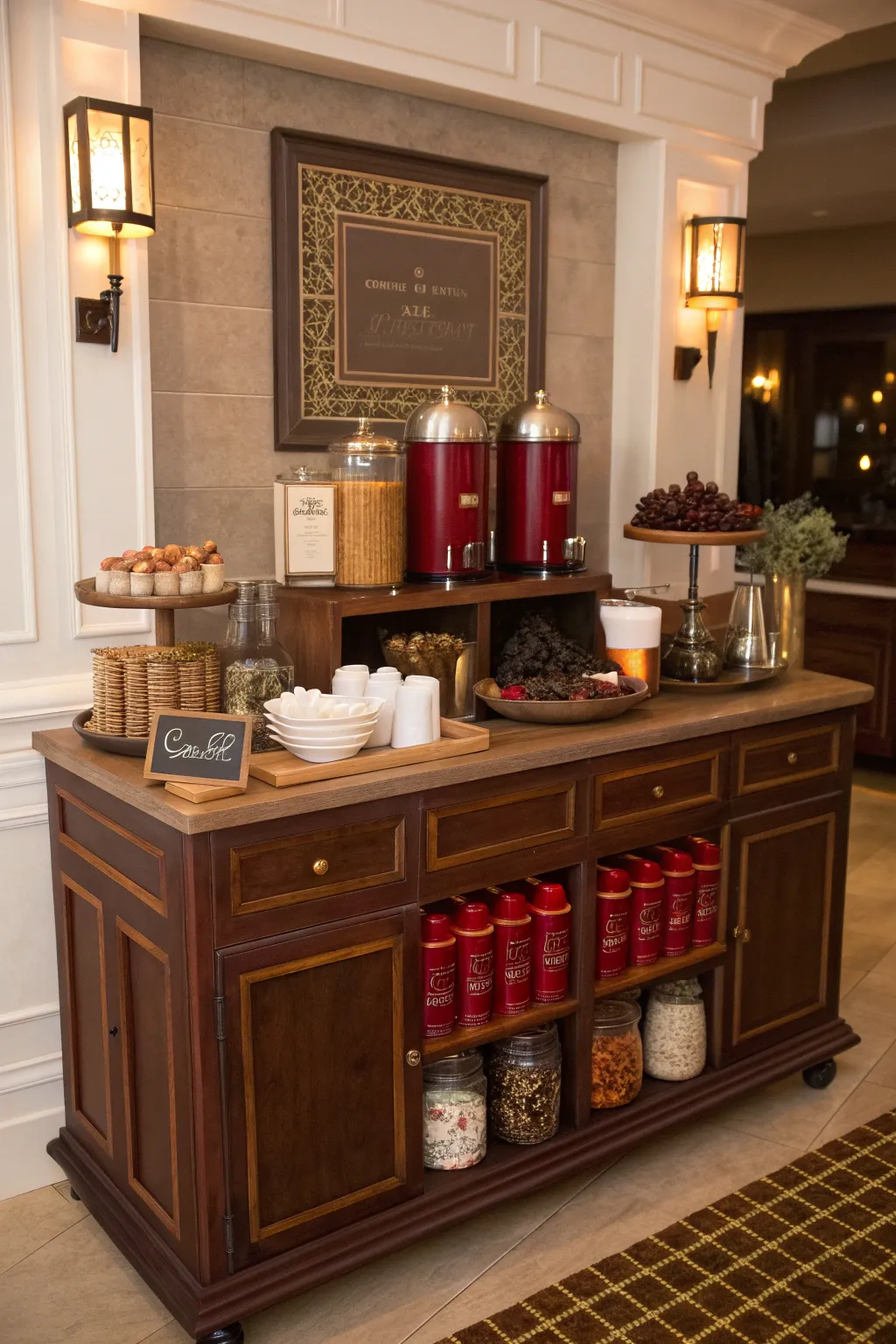 Invite guests to get creative with an interactive flavor station, making every cup unique.