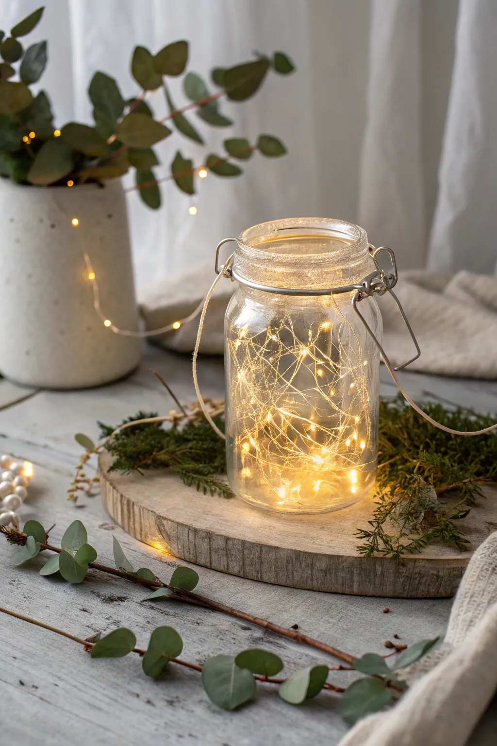 Illuminate your evenings with upcycled beauty: Glass Jar Lanterns.