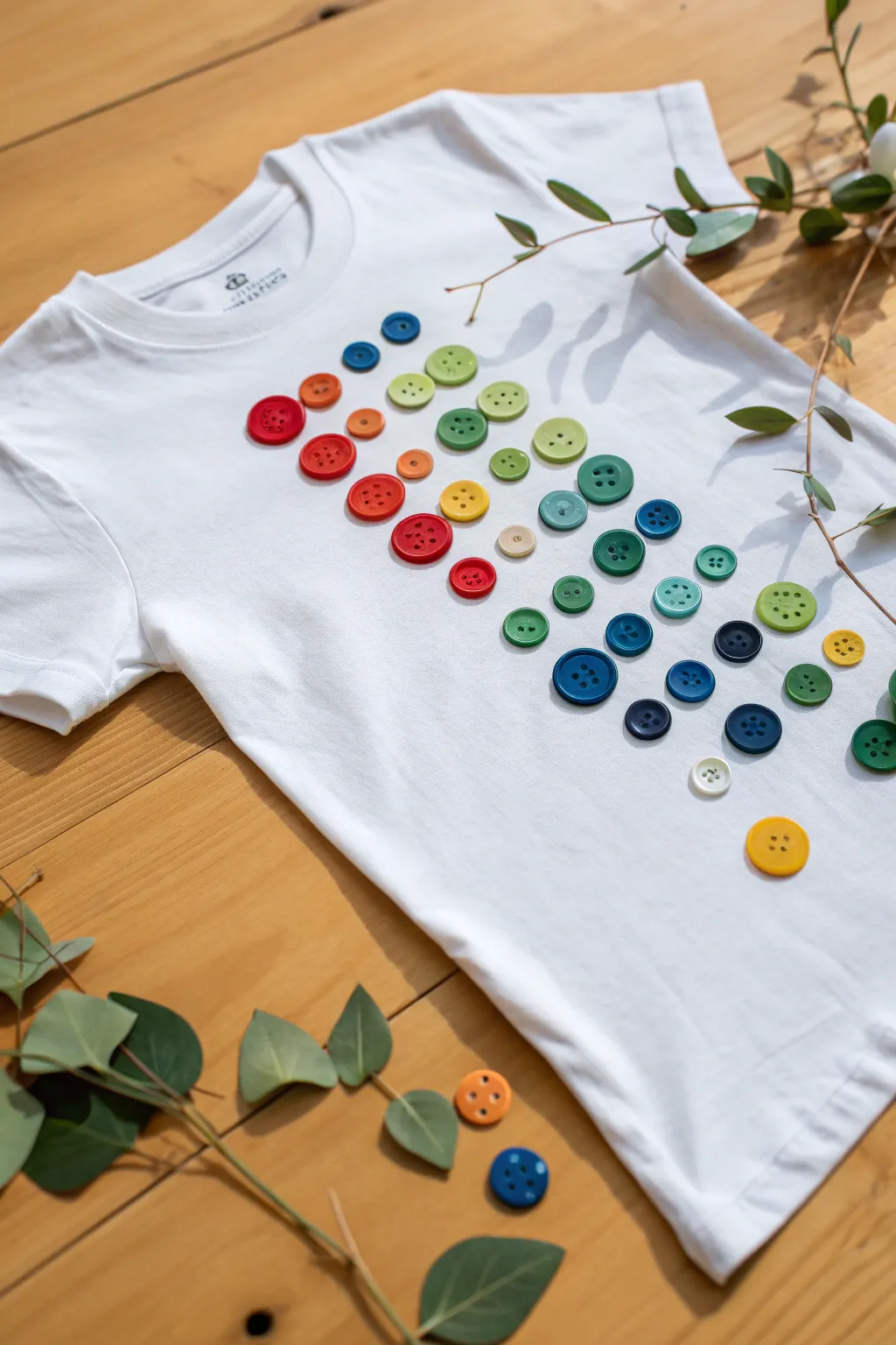 Add a playful pop to your wardrobe with button embellishments. Discover the art of simplicity and color!