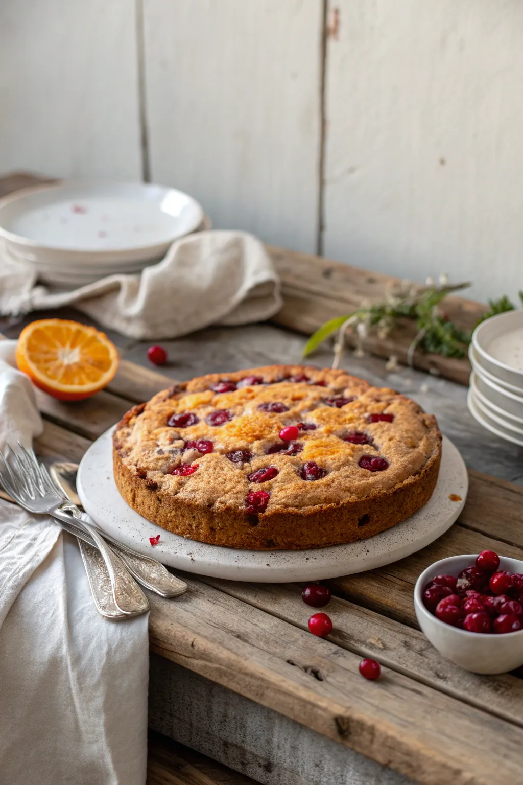 Elevate your Thanksgiving with a Cranberry Orange Cookie Cake that's as beautiful as it is delicious!