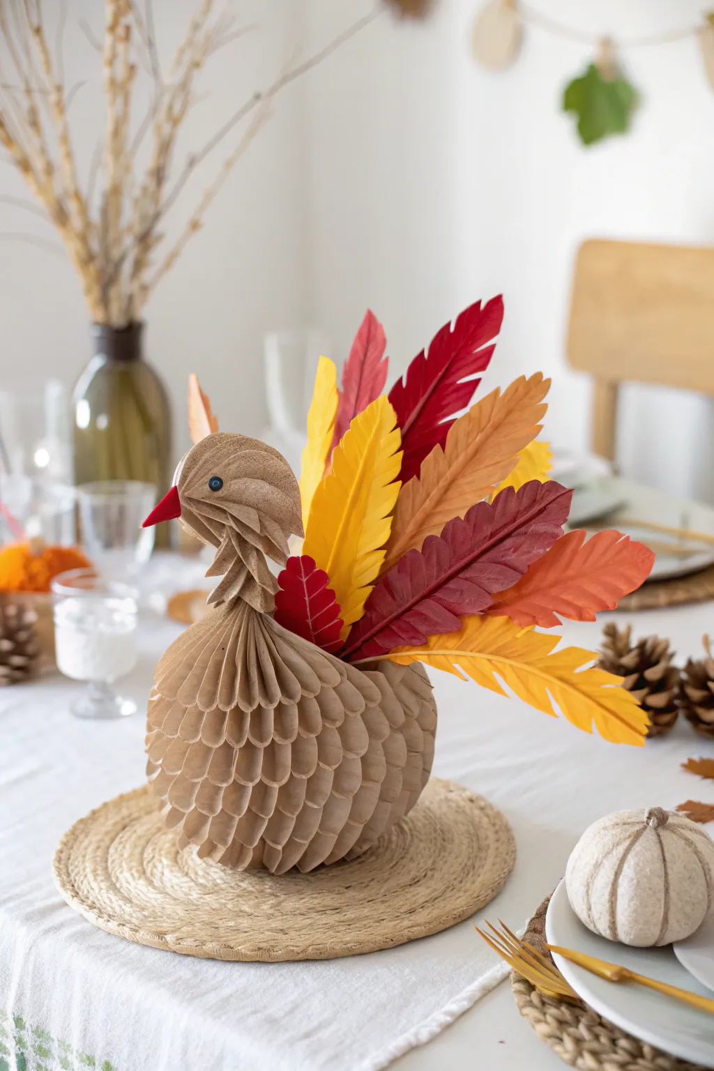Craft a Leaf Turkey: Where Nature Meets Artistry in Toddler-Friendly Thanksgiving Fun!