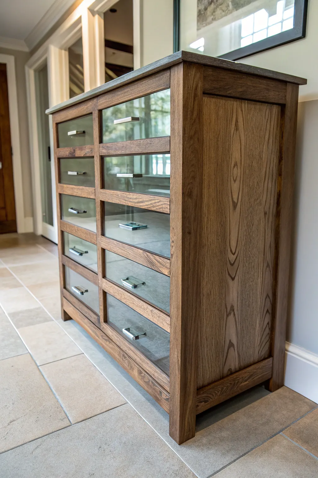 Elevate your space with a tool box dresser that marries traditional craftsmanship and modern design.