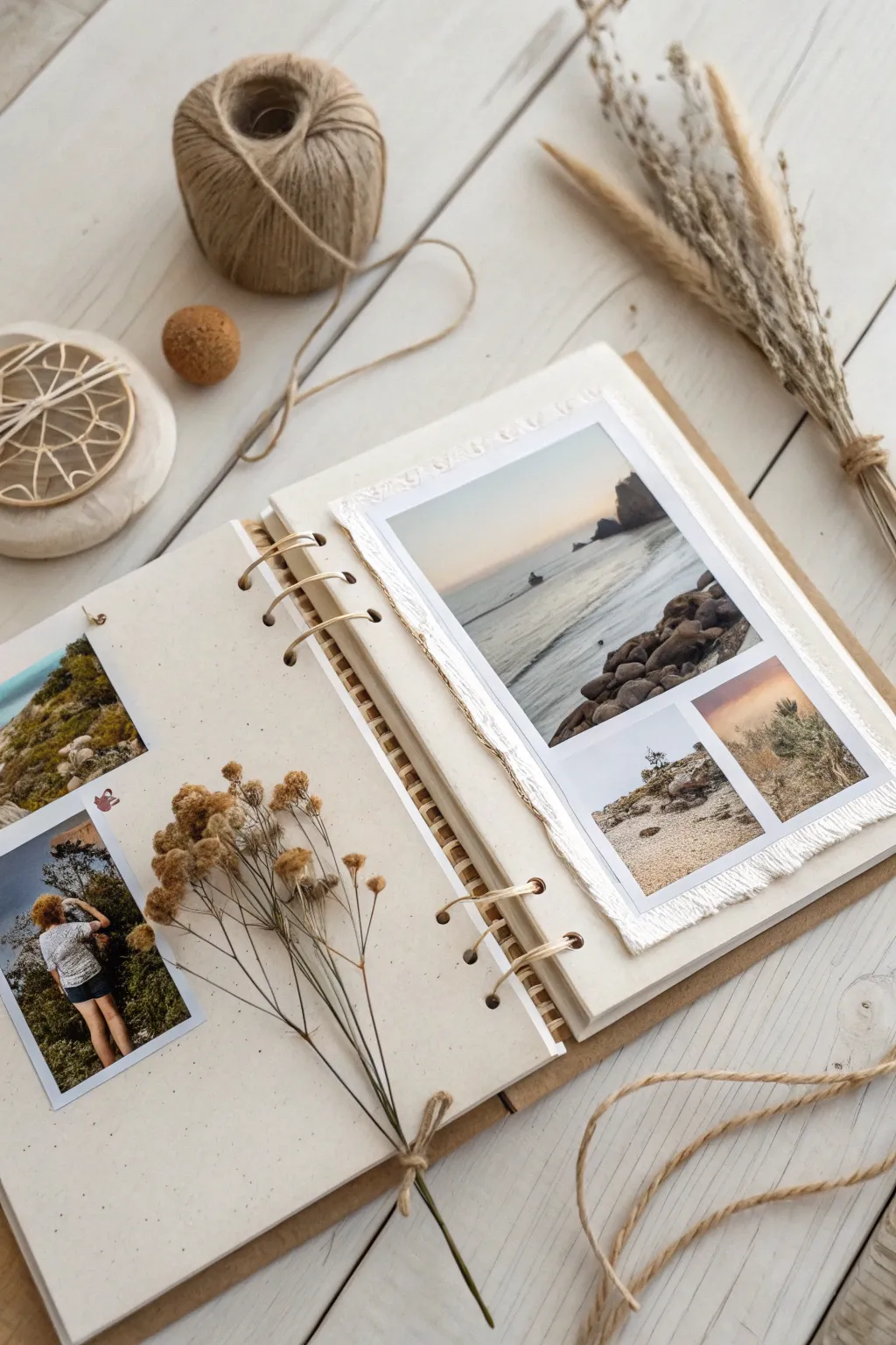 Craft Your Memories: A Minimalist Collage for the Perfect Travel Scrapbook