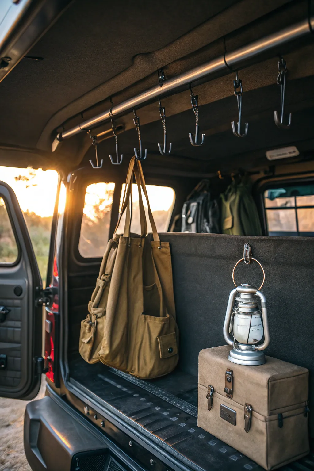 Maximize your truck cap's potential with clever hook and hanger solutions for ultimate organization.