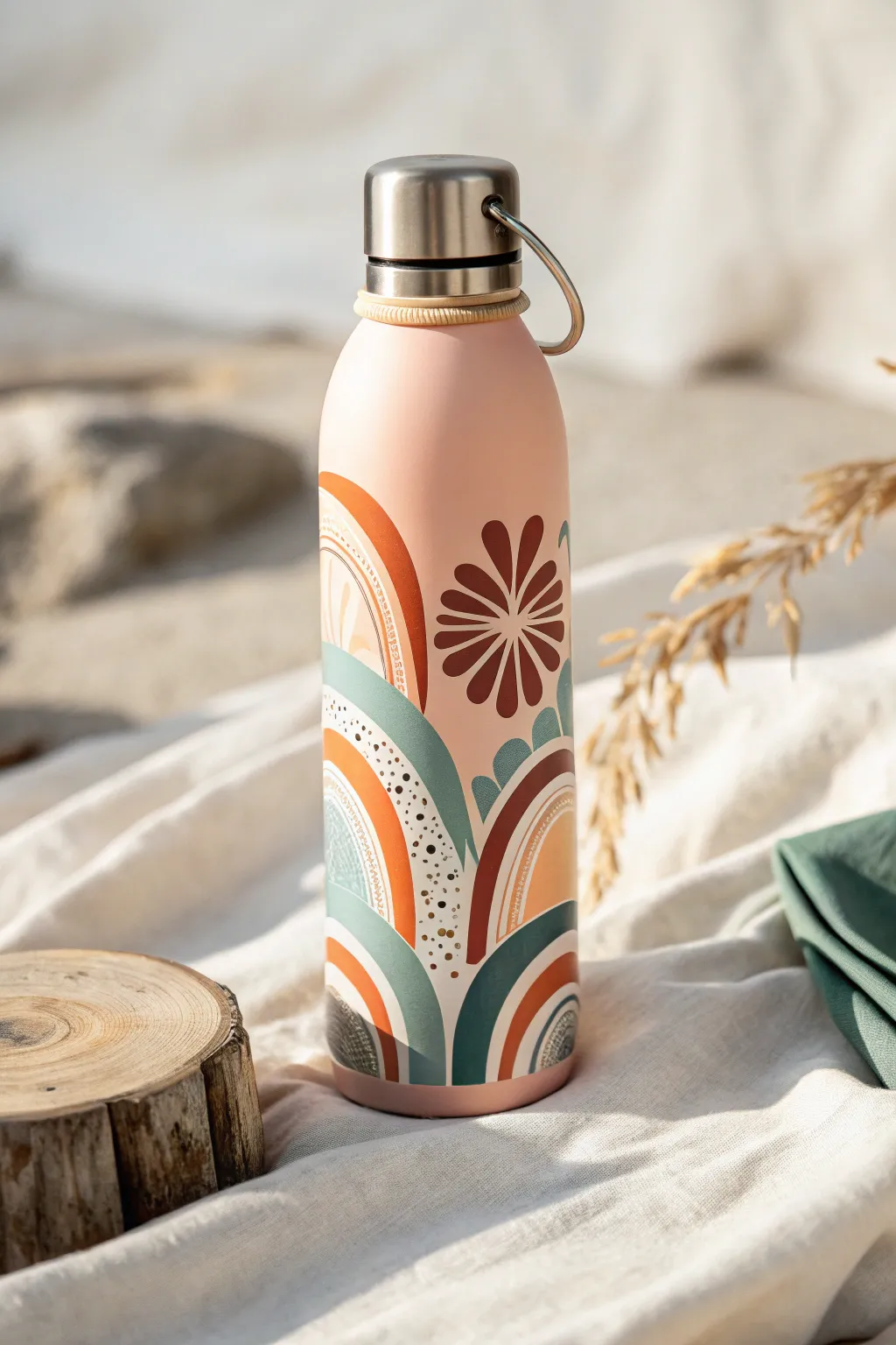 Stay chic and hydrated with this beautifully crafted sustainable water bottle—an eco-friendly choice perfect for your minimalist lifestyle.