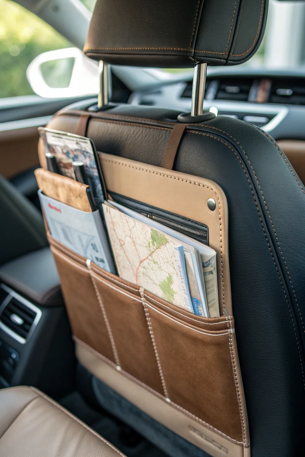 Crafted for Adventure: Keep essentials within reach with stylish expandable storage pockets.