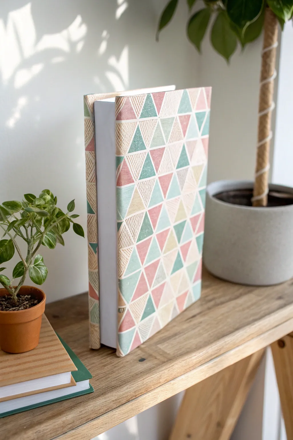 Elevate your bookshelf with unique vinyl book covers that blend Scandinavian simplicity with boho flair.
