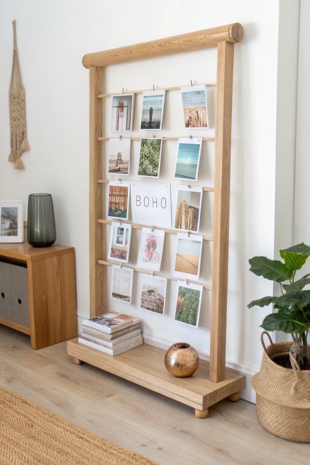 Keep your inspiration fresh and dynamic with a beautifully crafted rotating vision board, perfect for sparking new ideas every day.