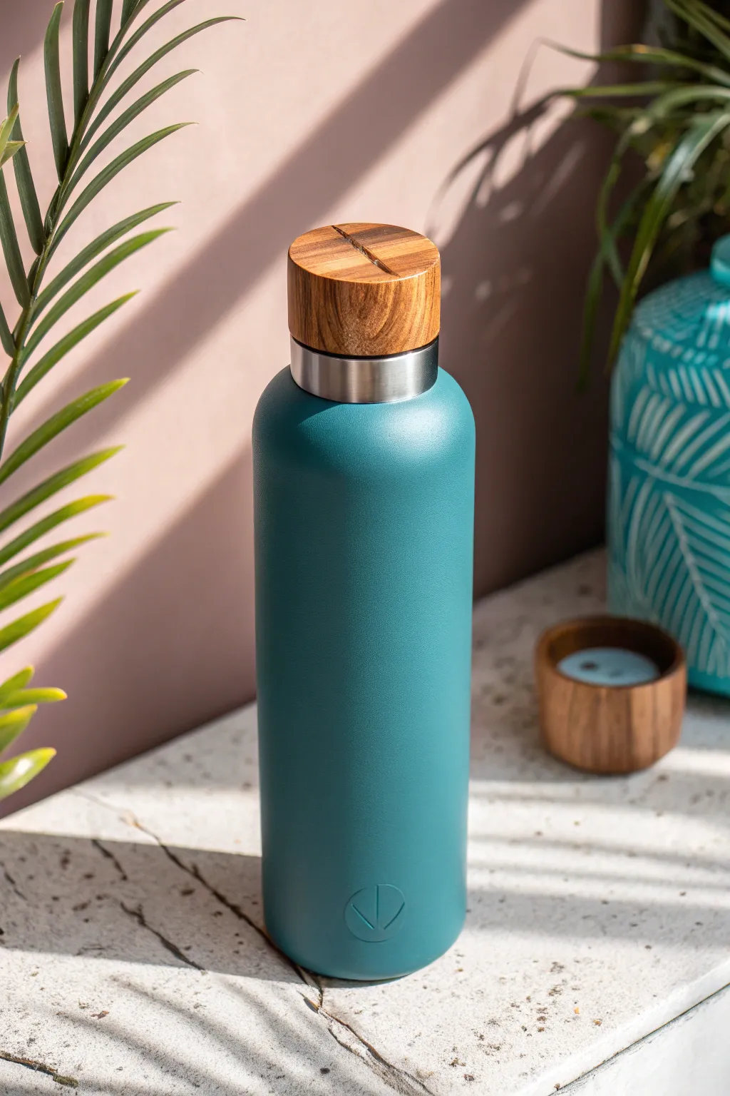 Stay hydrated in style with this interactive water bottle, blending minimalist design with playful functionality.