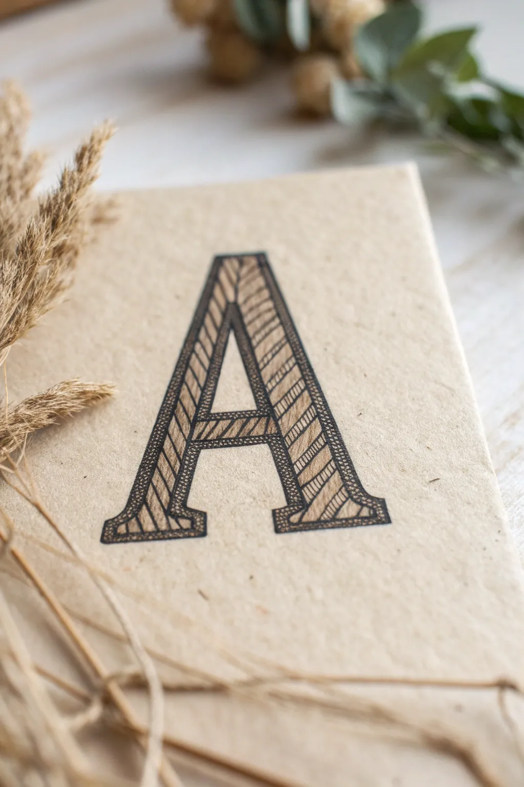 Explore the beauty of texture with hatch lines and elevate your lettering art with a rustic charm.