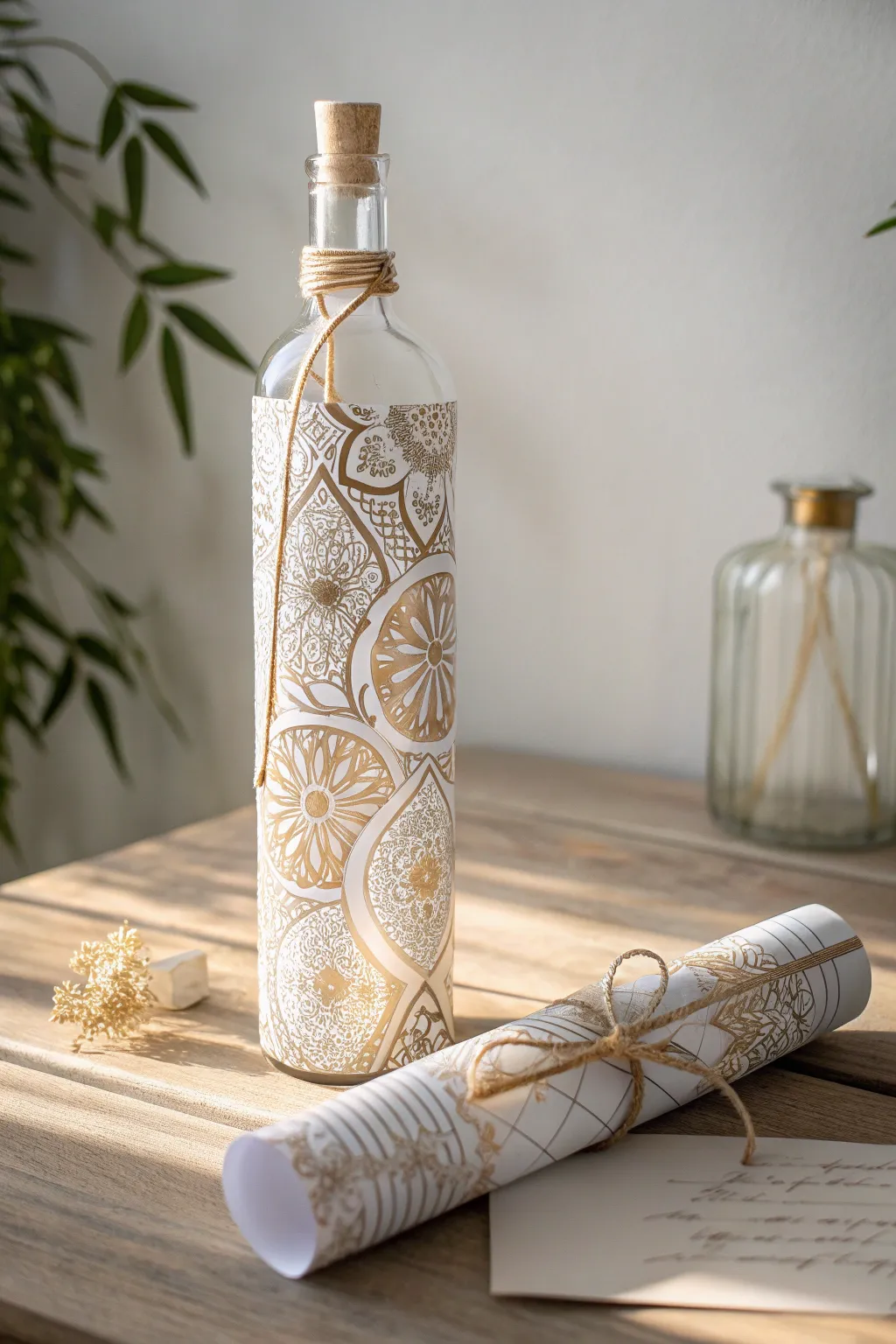Capture the magic of personal messages with a beautifully decorated message in a bottle.