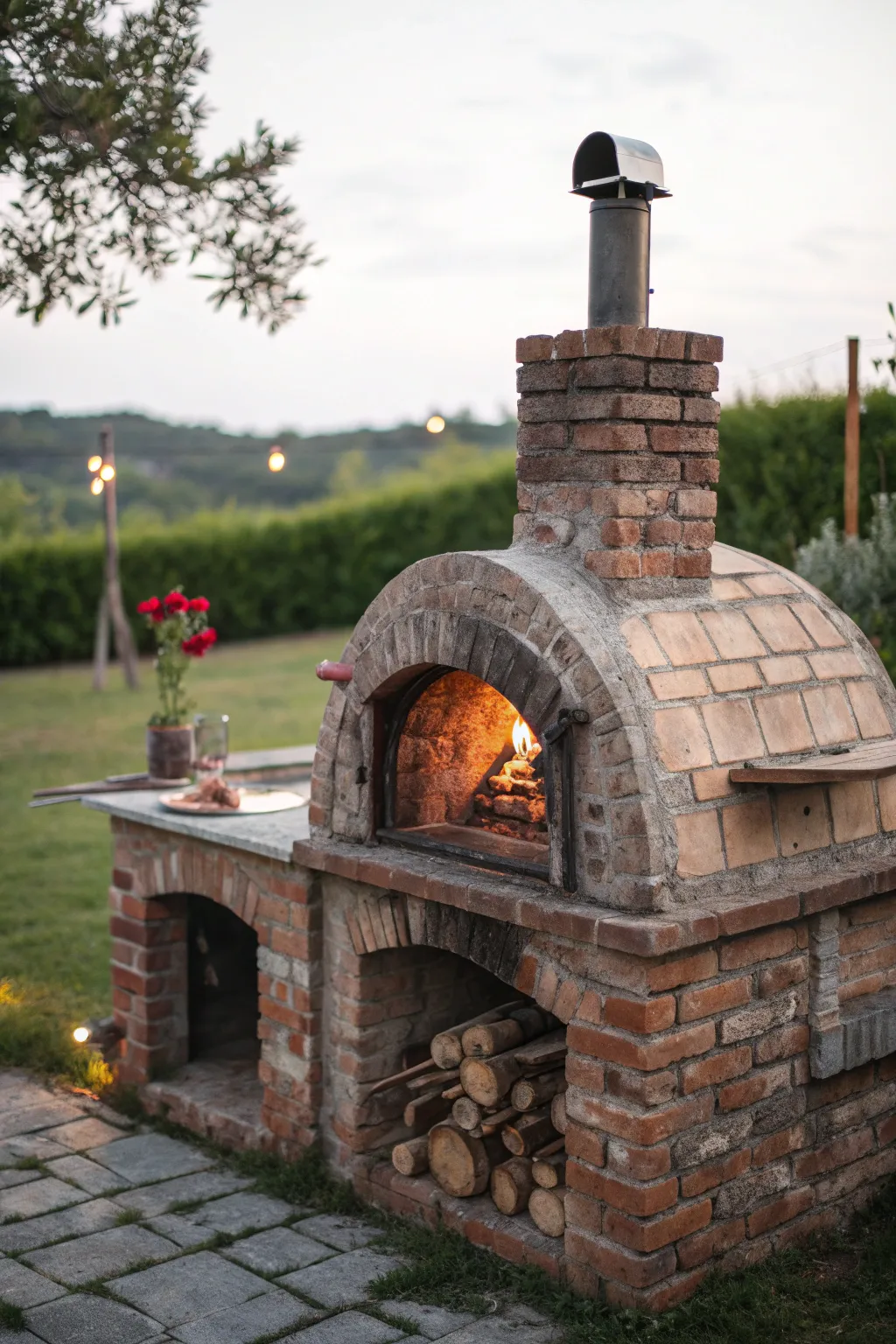 Transform old bricks into a masterpiece: the perfect pizza oven for unforgettable nights.