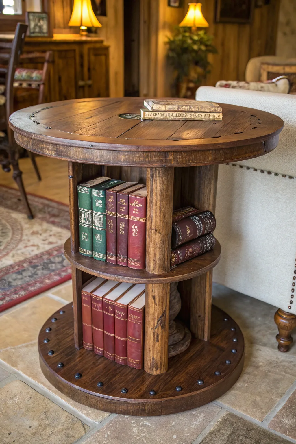 Discover the charm of a handcrafted book nook table—where every turn of the page feels like home.