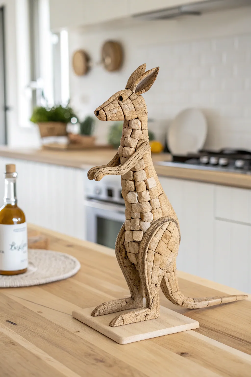 Craft your own cork kangaroo and let sustainability hop into your home with style!