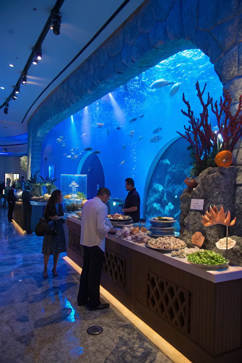 Explore the depths with an enchanting under the sea theme.