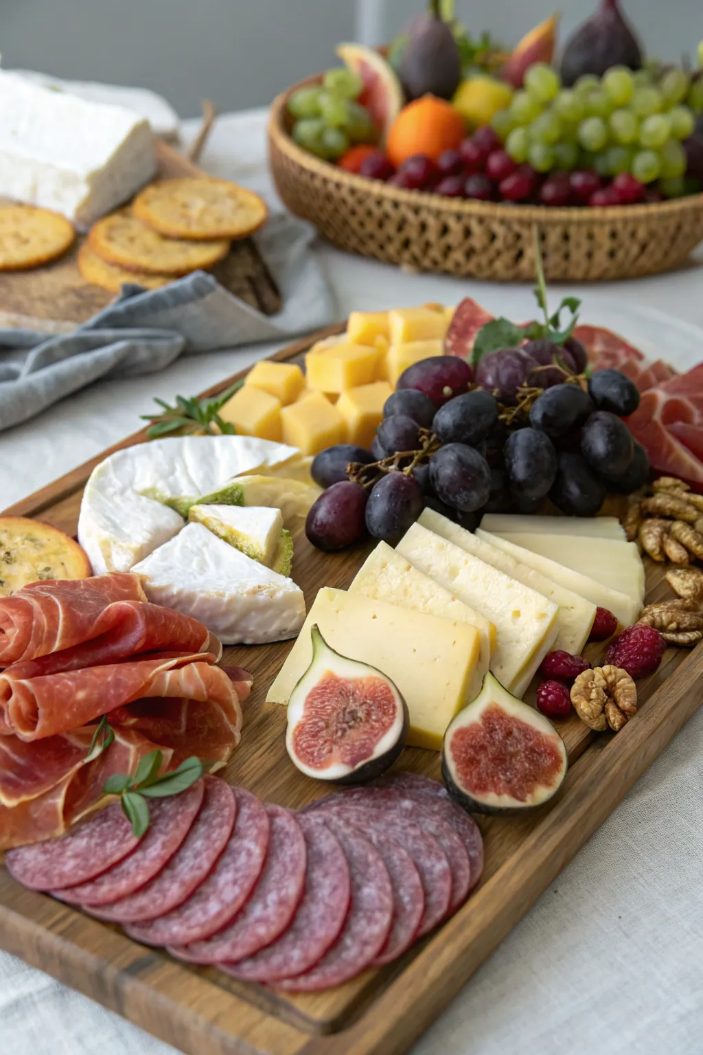 A charcuterie board adds elegance and flavor to your snack selection.