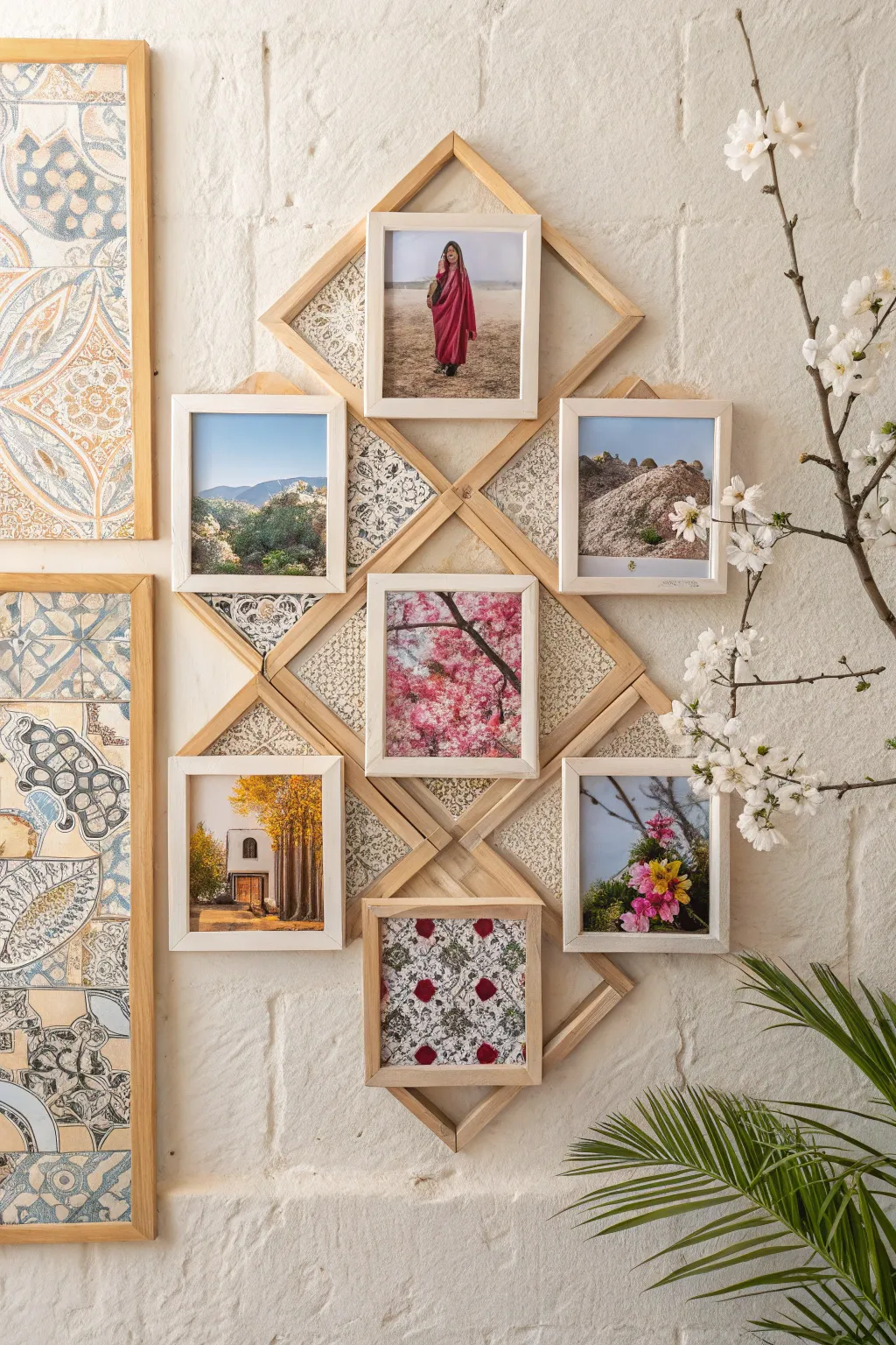 Embrace global beauty with a cultural mosaic that speaks of wanderlust and elegance.