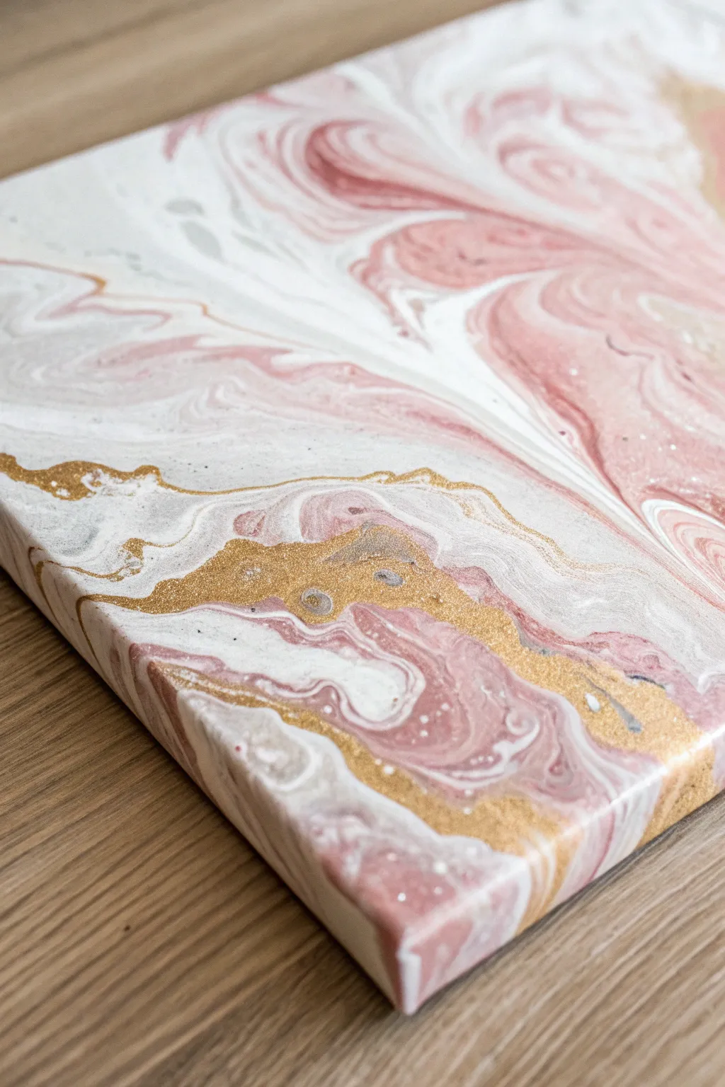Elevate your space with the serene beauty of marble effect painting. Let the soft swirls and natural tones bring a touch of handcrafted elegance to your home.