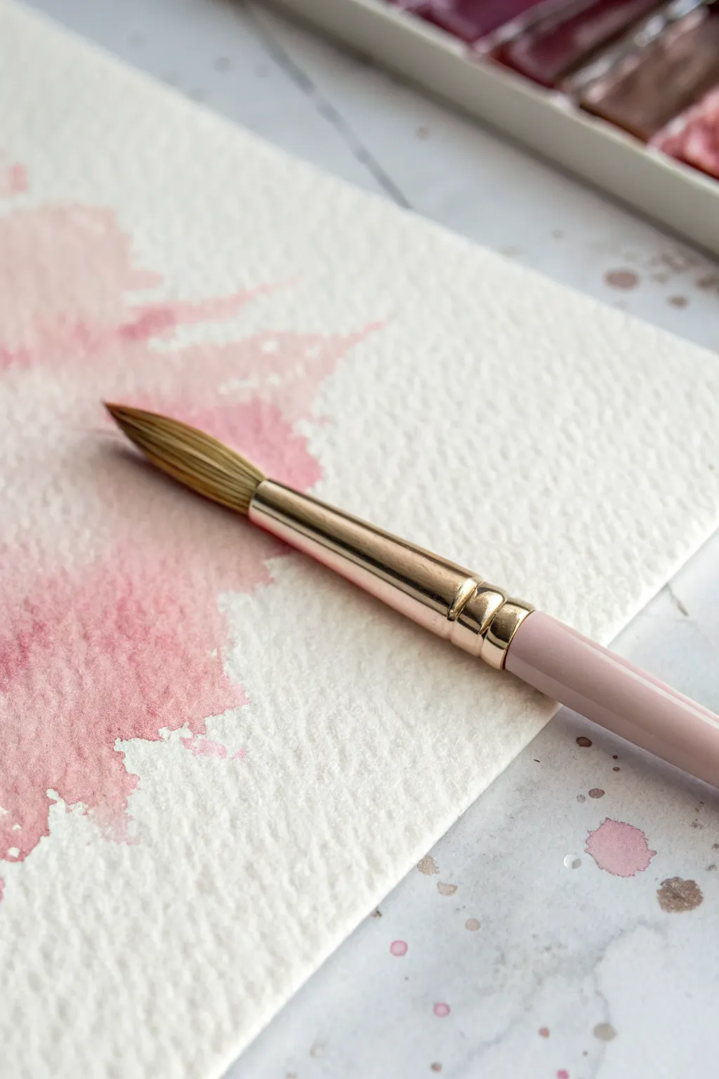 Unleash your creativity with the delicate art of watercolors.