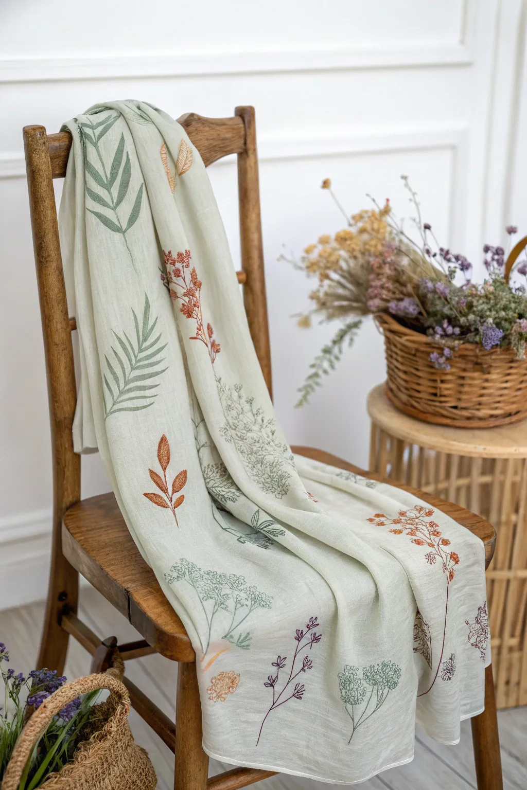 Capture nature's elegance in every fold with our unique nature print scarves.
