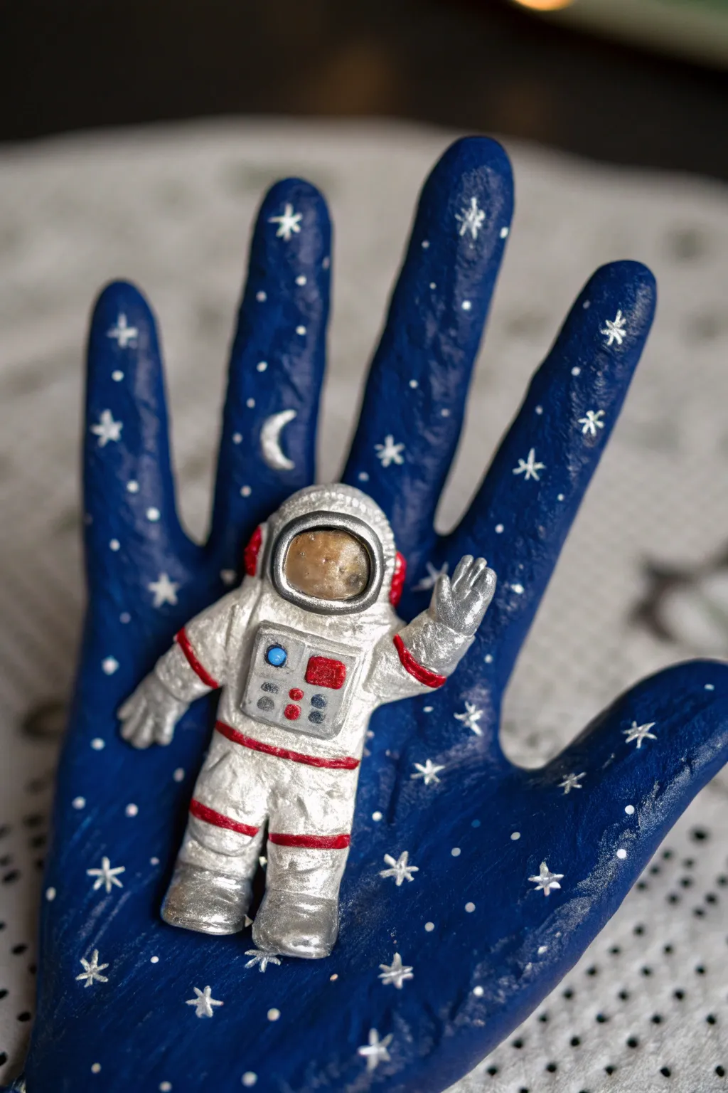 Craft your own cosmic journey with these personalized handprint astronauts—a perfect blend of creativity and craftsmanship.