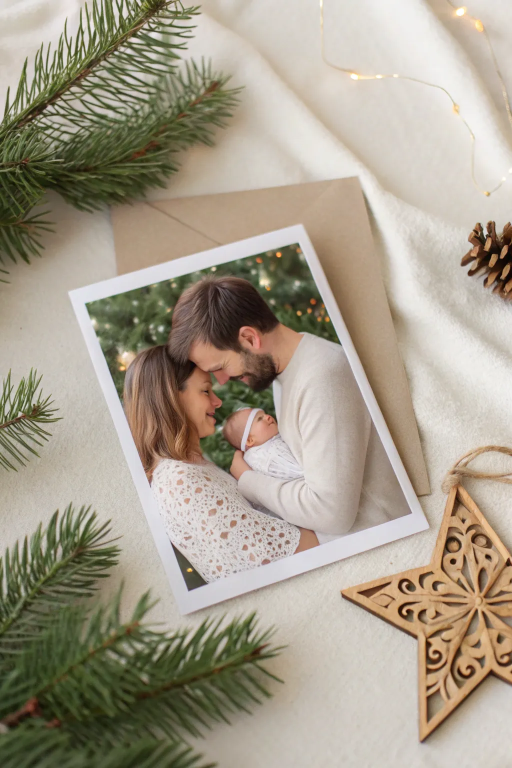 Celebrate your growing family with a touch of minimalist elegance this holiday season.