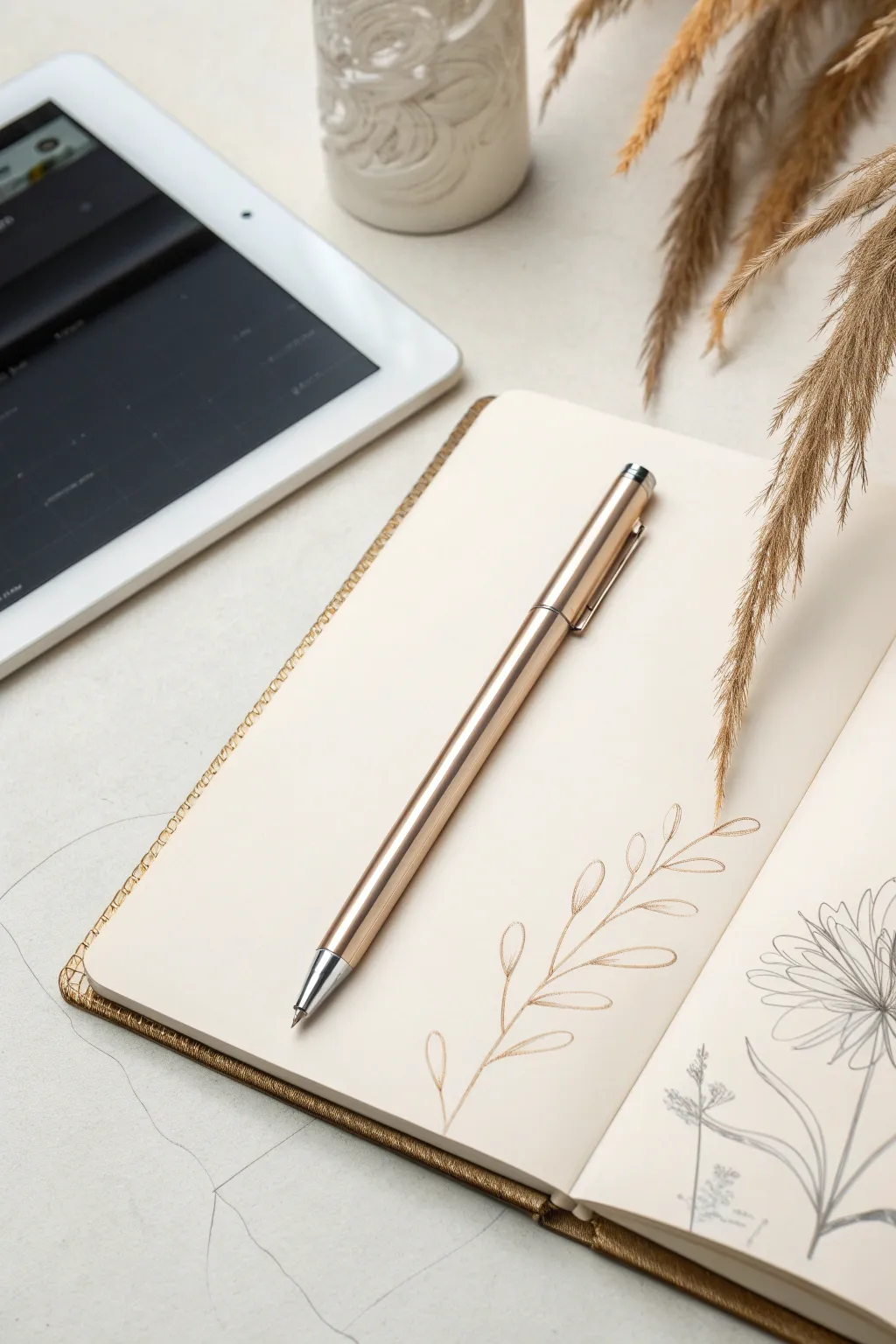 Embrace the fusion of digital and traditional art with a sleek tablet pen. #ModernArtistry #MinimalistDesign
